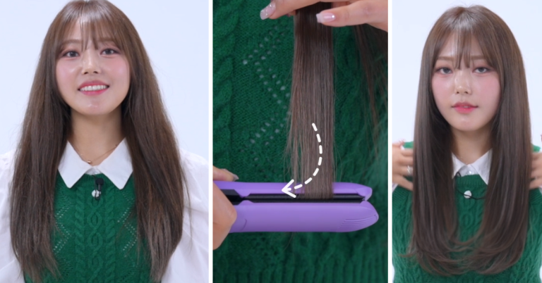 Step-by-Step Guide to Creating Beautiful C-Curls Using a Hair Iron in 15mins or Less: Korean Influencer Joy Demonstrates How to Glide the Heating Plates on Your Hair